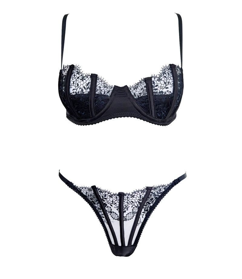Conjunto Rita negro