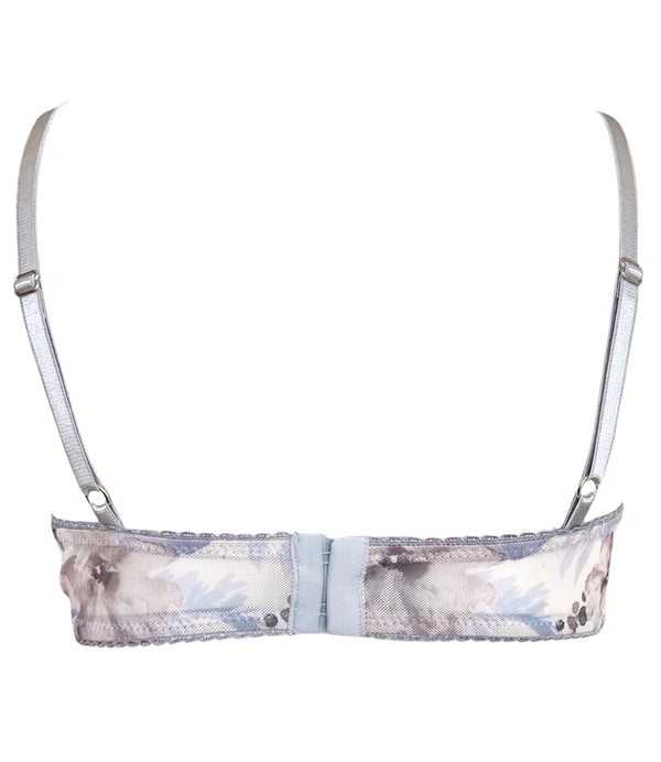 GREY BLOSSOMS BRA