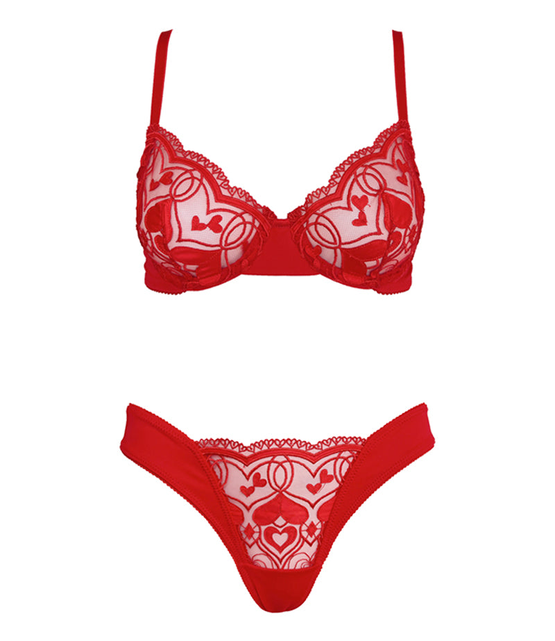 Be My Valentine brasier y tanga