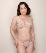 Conjunto Red Wine Blossoms