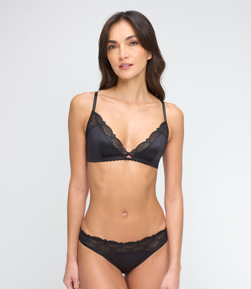 THE BRALETTE IN BLACK